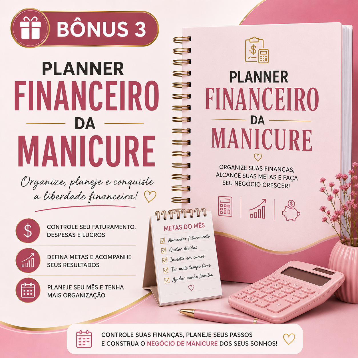 Planner Financeiro da Manicure